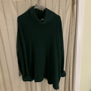 Waffle Knit Turtle Neck Sweater